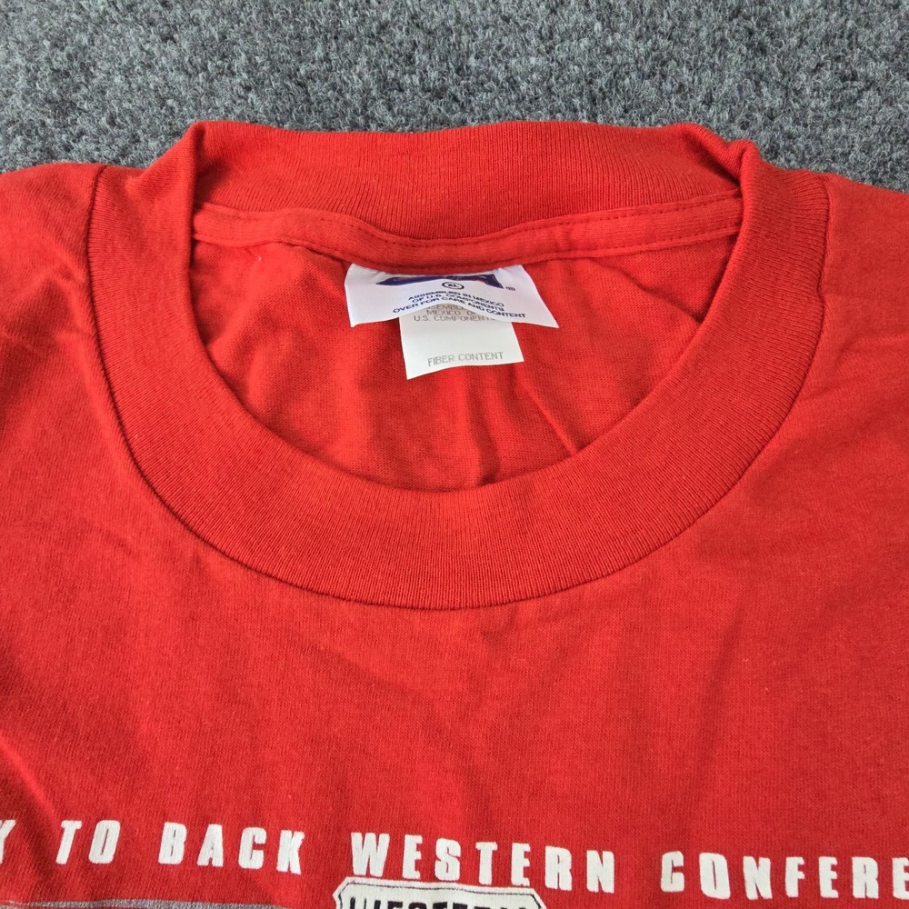Detroit Red Wings Western Conference‎ Champions Vintage 1998 T XL Nutmeg Hockey - Picture 3 of 8